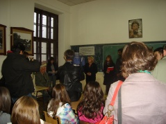 21 October 2011 National Assembly Speaker Prof. Dr Slavica Djukic-Dejanovic at the First Grammar School of Kragujevac